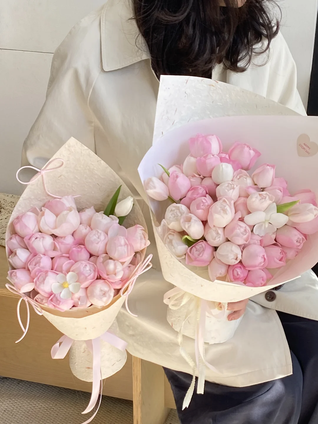 姐妹们！草莓杏仁饼花束买这束就对了！