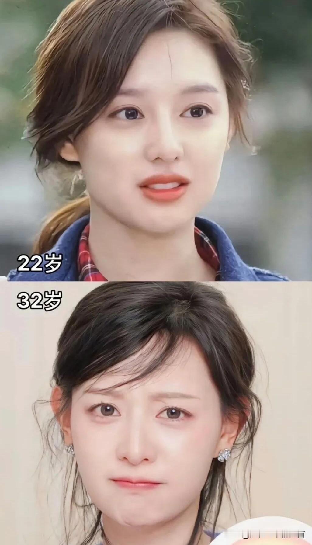 果然女孩子还是要年轻时候的漂亮，22岁时正是她人生中最美好的年华，可以说是颜值的