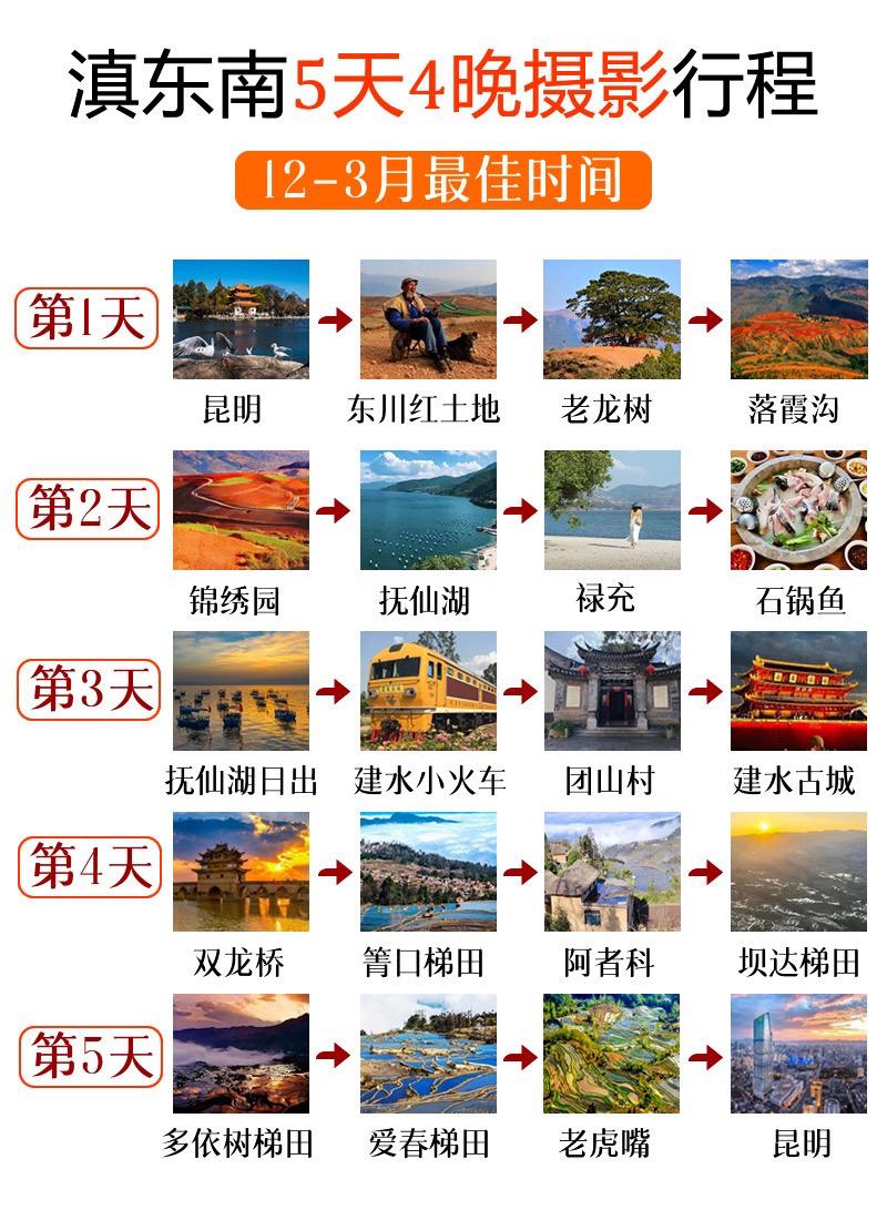 云南摄影游行程安排。滇东南摄影旅游攻略