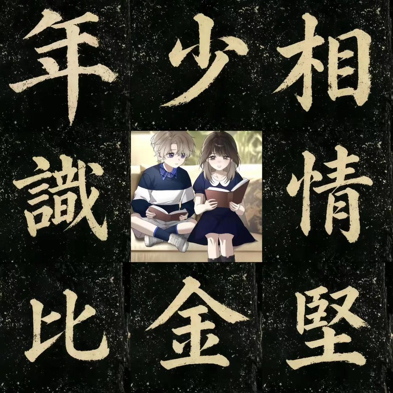 “年少相识 情比金坚”作品提前发啦年少相识，情比金坚，我们从小一起长大我的青梅太