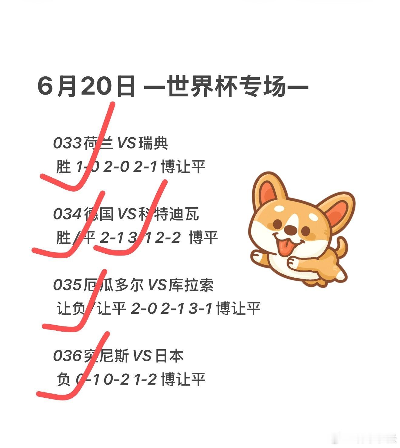 只要你还愿意努力，世界杯就会给你惊喜连续三天全红，方向百分百💯命中，12🀄️