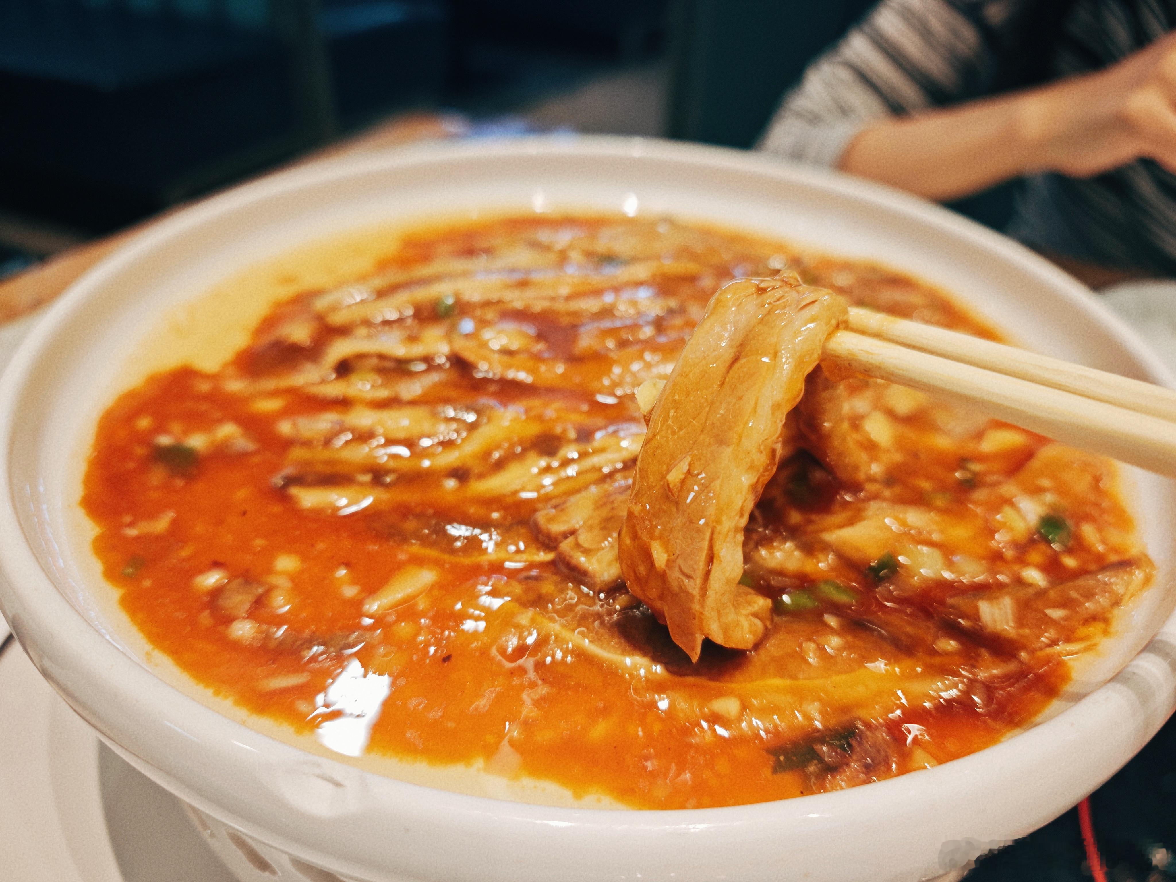 扒肉条 