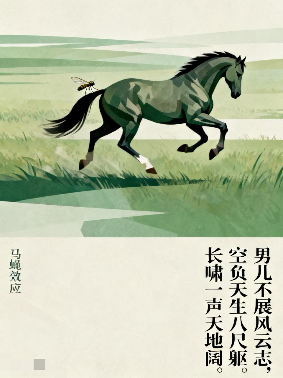 高手如何破境

心理学名词马蝇效应：
走走停停的懒马，
被马蝇叮咬后，
会为了摆