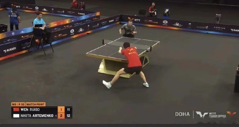 意料之外也在情理之中温瑞博在赛马斯咯特常规赛刚拿了男单冠军就在wtt多哈支线赛，