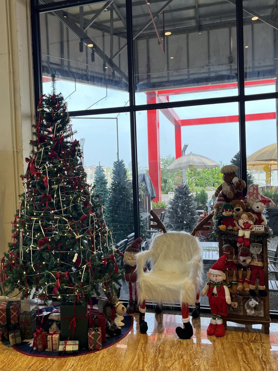 在中山看到了“下雪”耶❄️充满圣诞气氛🎄