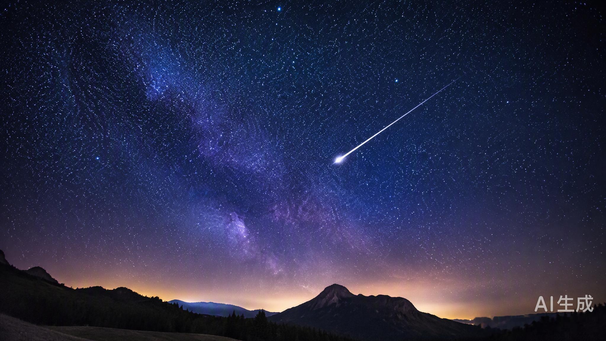 今晚的星星会掉下来 热搜里的浪漫，其实是英仙座流星雨在赴约。今晚到明凌晨是观测峰