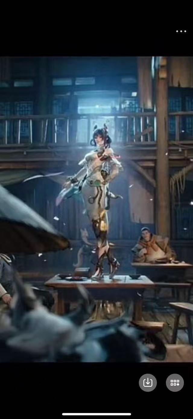 这啥啊，，呃呃呃好一言难尽P3看起来公孙离是双形态？？？？#王者水墨武侠CG##