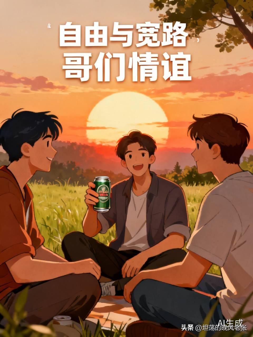刷抖音时看到了老二和阳阳，得知阳阳离职了。
哥们安慰他，一起喝着燕京啤酒。老二先