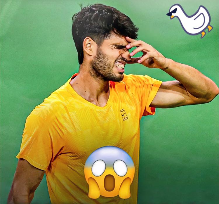 惊天大冷🔥🔥
迈阿密将冰雨进行到底🌧️🌧️
阿尔卡拉斯买机票逃离迈阿密！