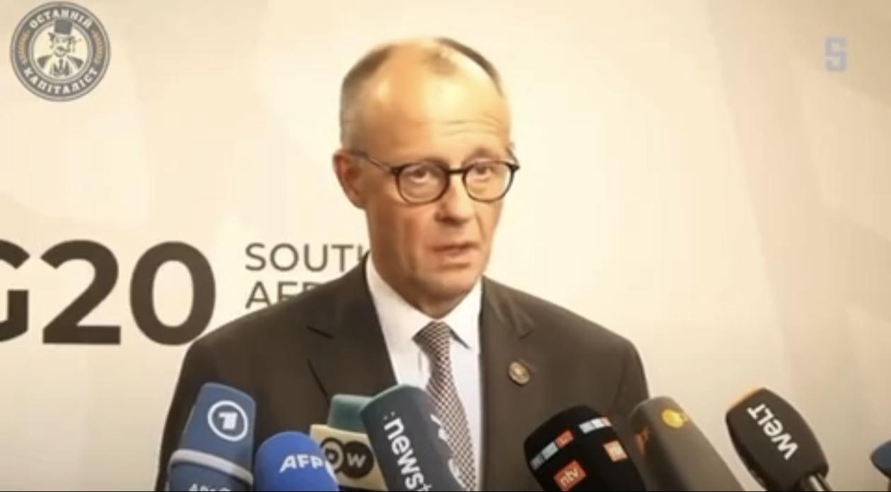 默茨：这场战争不能由大国绕过遭受攻击的国家来解决

昨天，德国总理弗里德里希·默