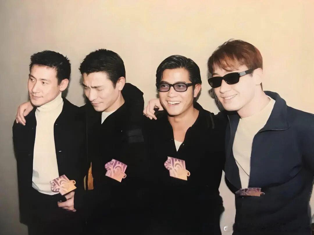 1992年 刘德华 黎明 郭富城 张学友珍贵合影老照片