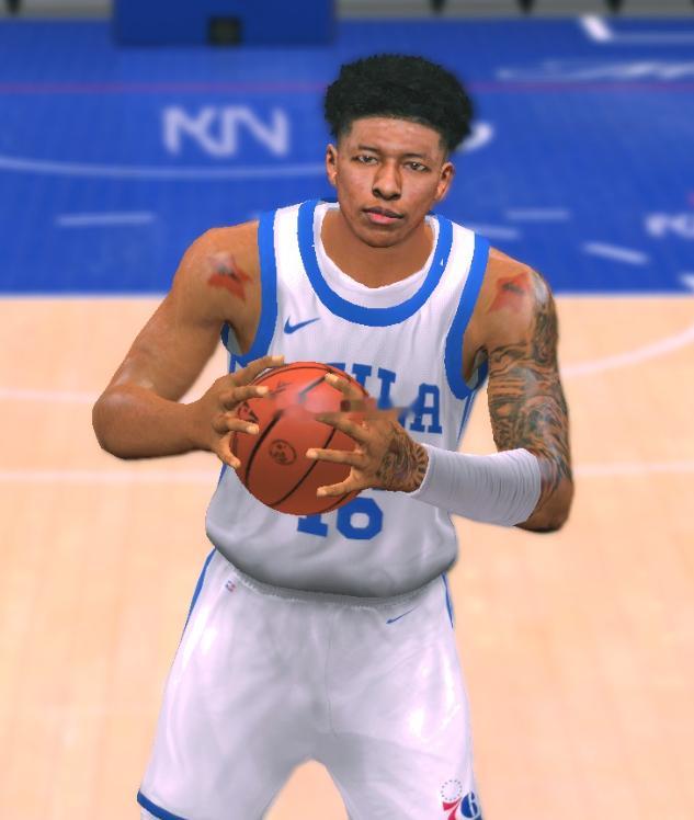 2K14 马乔恩-比彻姆 面补(76ers) 