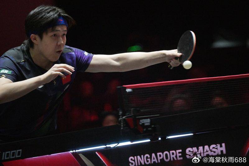 WTT新加坡大满贯-王楚钦4-1逆转小勒布伦 决赛对阵林昀儒------北京时间