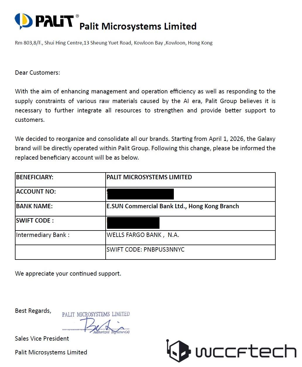【同德全面接手影驰业务】据Wccftech报道，影驰已经全面停止全球业务，同德（