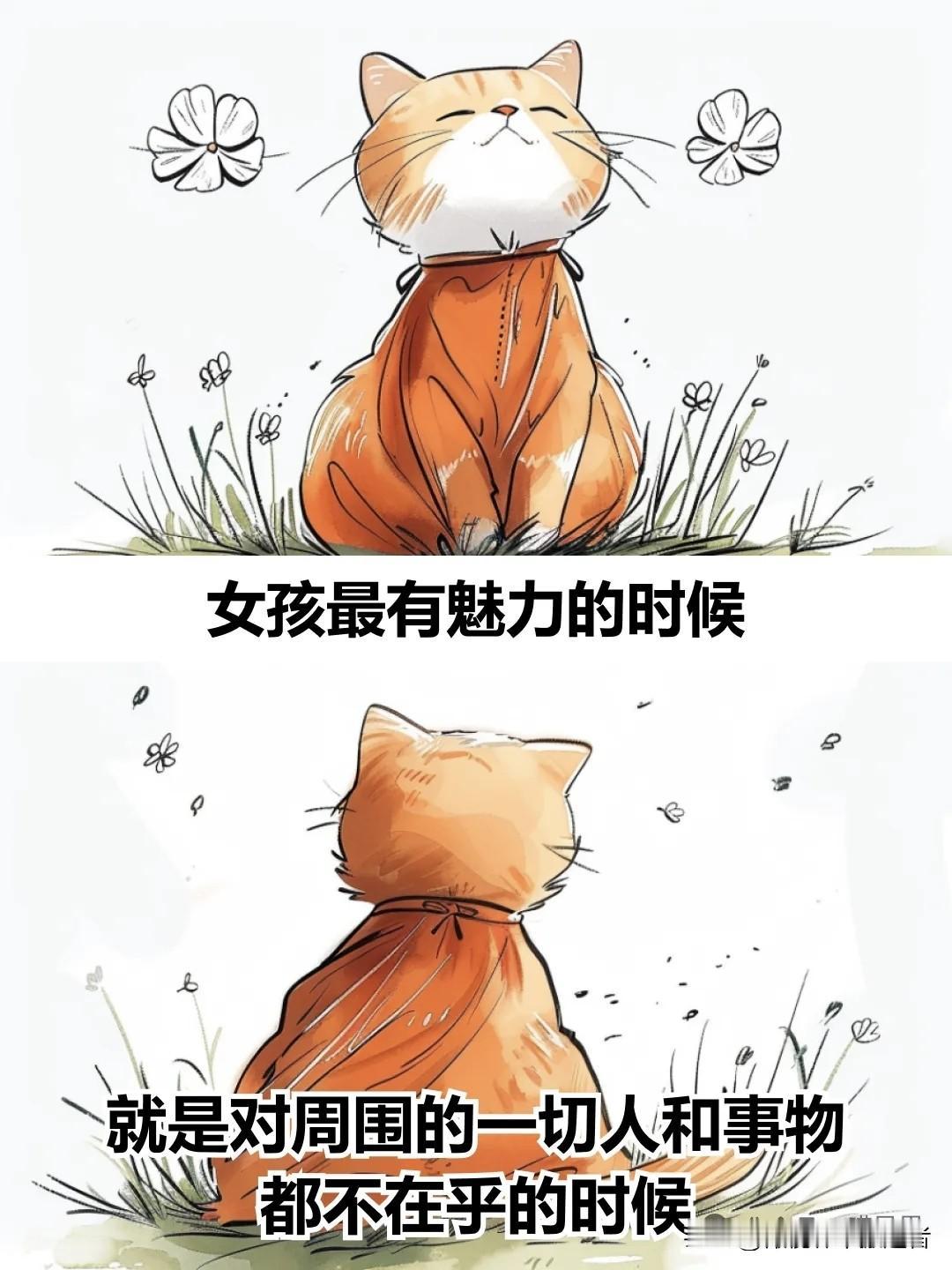 治愈漫画 I 女性在什么时候最有魅力?暖心治愈漫画 治愈系图漫画 日常治愈漫画