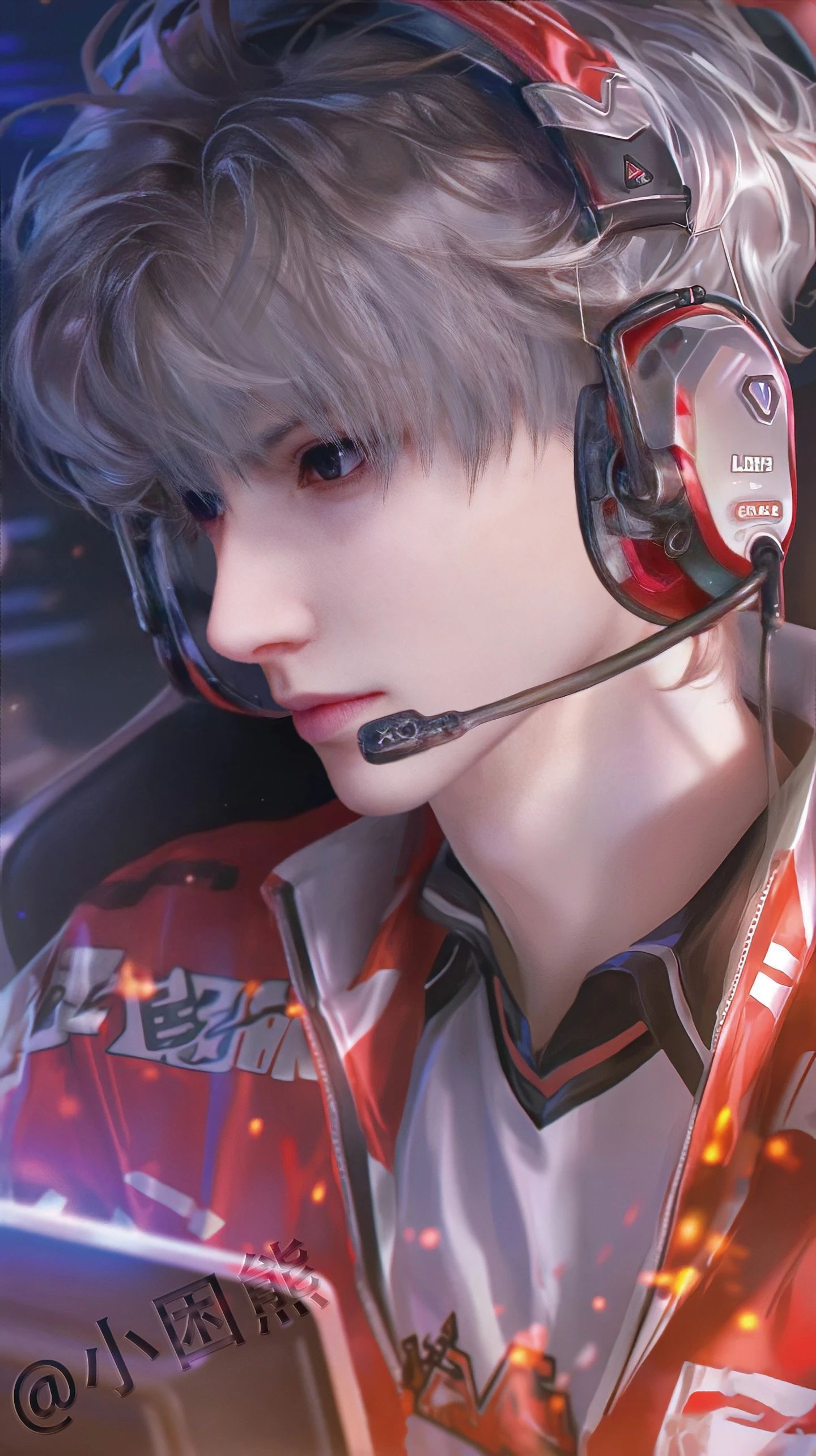 沈星回[超话]  电竞少年星🌟cr.🍠小困熊 ​​​