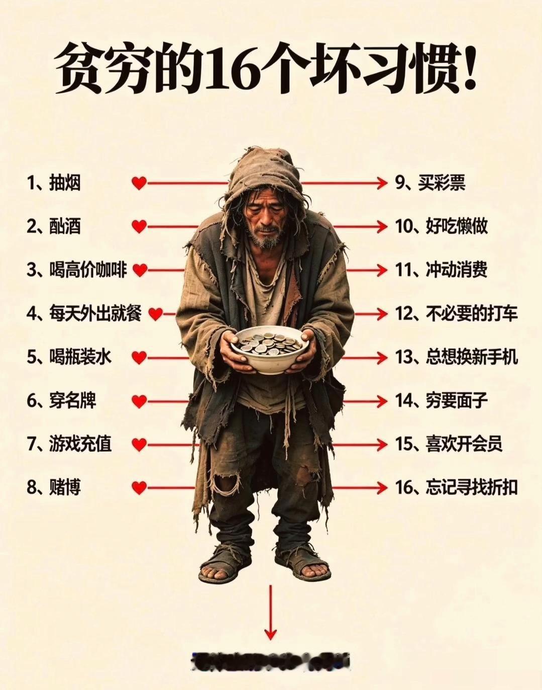 聊一聊男人，有些男人一辈子也挣了不少钱，可为何到中年还是存不住钱呢？看下图，要是