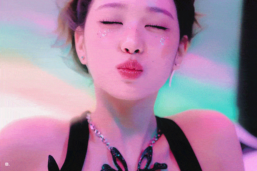 IVE新歌《XOXZ》MV预告中，反响很好的张元英&安宥真 ​​​