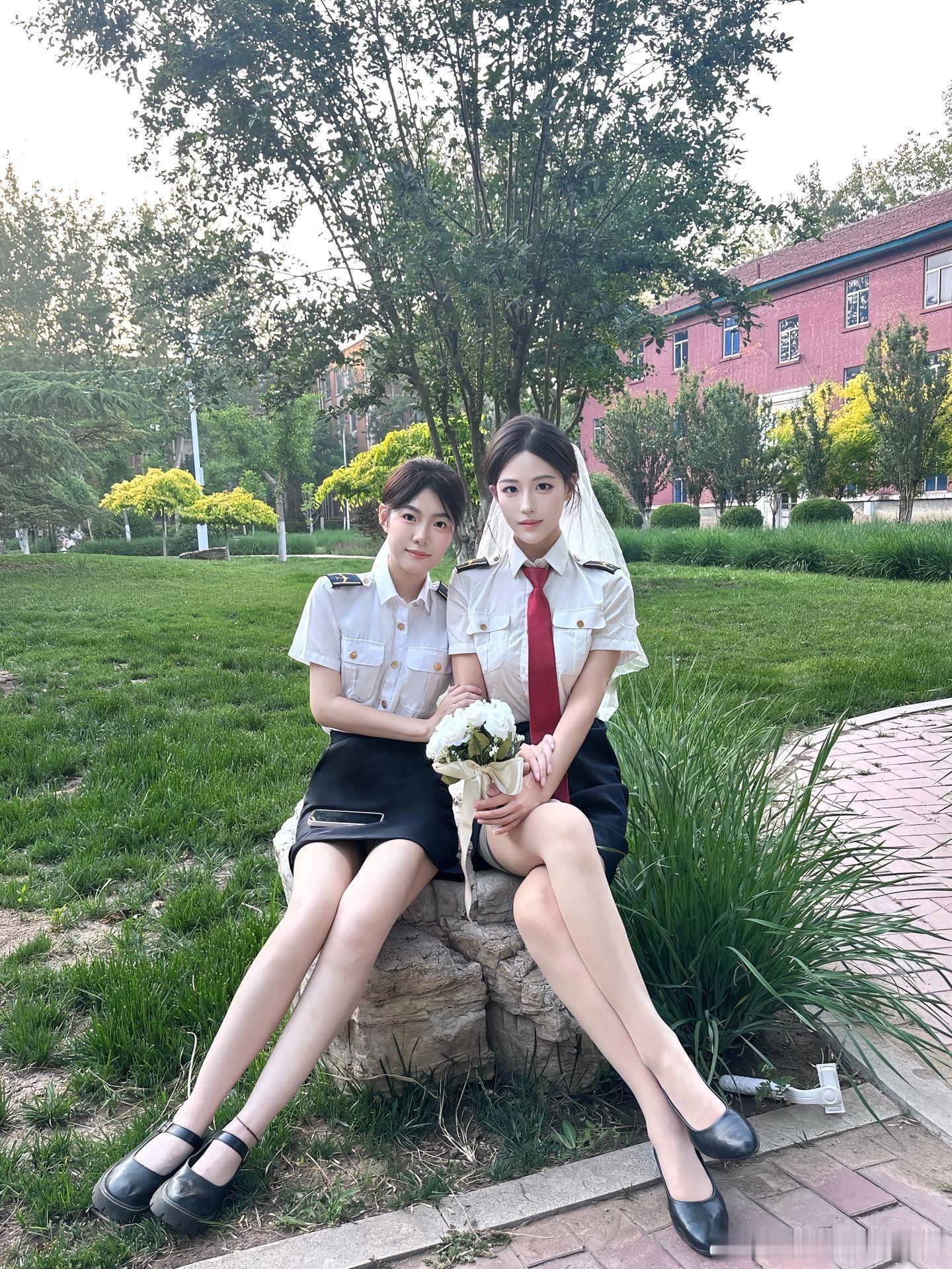 民航大学的毕业季，不一样的毕业制服，不一样的气质！ ​​​