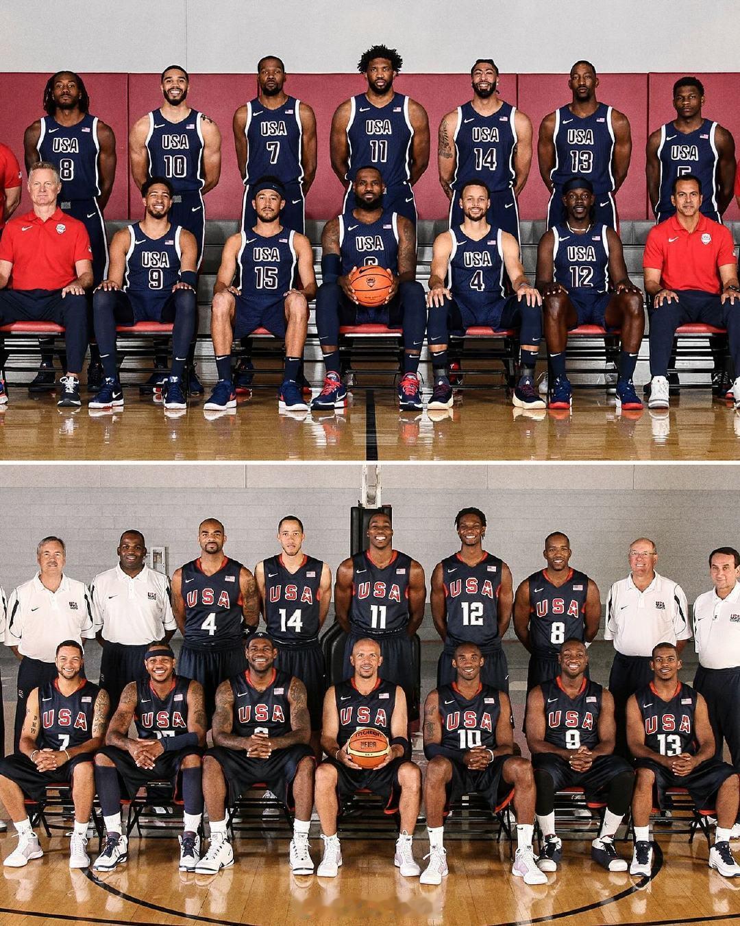 哪支美国队更强：2024 年还是 2008 年？ 🇺🇸🤔#nba超话创作大