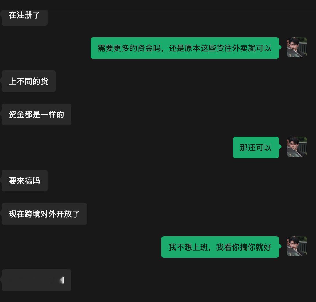 我不想上班，我就喜欢看你们上班～好像朋友都说跨境 tiktok 的海外平台有得赚