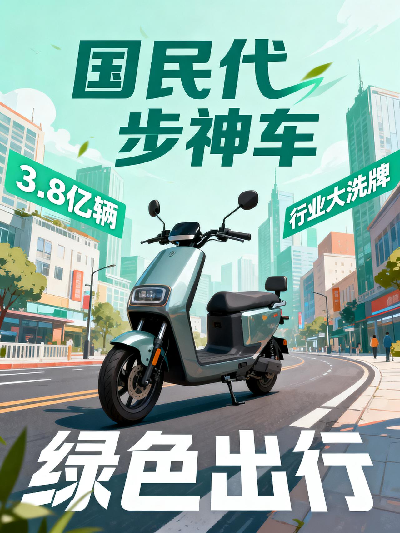 中国有3.8亿辆小电驴，是全世界最多的“两轮摩托车”
中国最普及的国民代步神车，