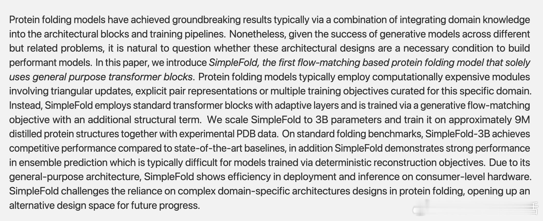 [LG]《SimpleFold: Folding Proteins is Sim