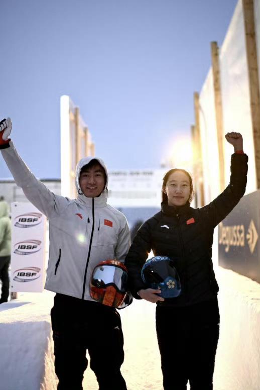 米兰冬奥中国军团有新夺金点从北京到米兰的四年，中国钢架雪车队实现了从“零奖牌”到