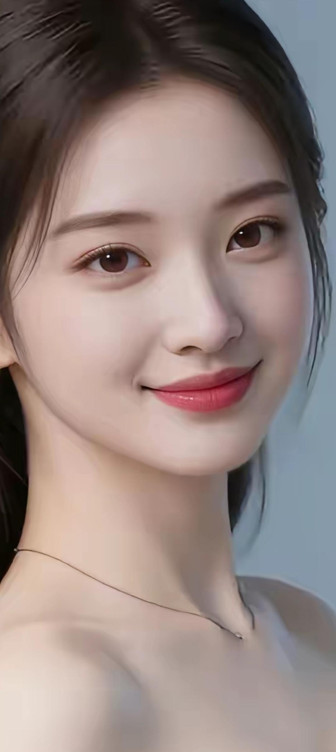 温柔甜美的微笑，散发着自然的光彩！🌟✨