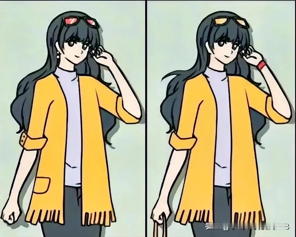 少年少女，青春年华
找不同8处[灵光一闪]