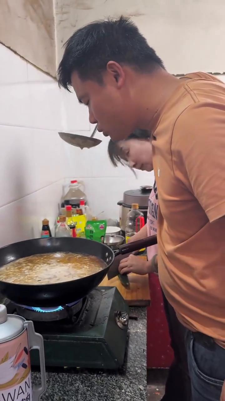 有点淡了放点盐。