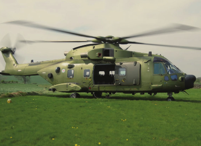 每天认识一件兵器 EH-101“灰背隼”通用直升机［英］机长：19.53米主旋翼