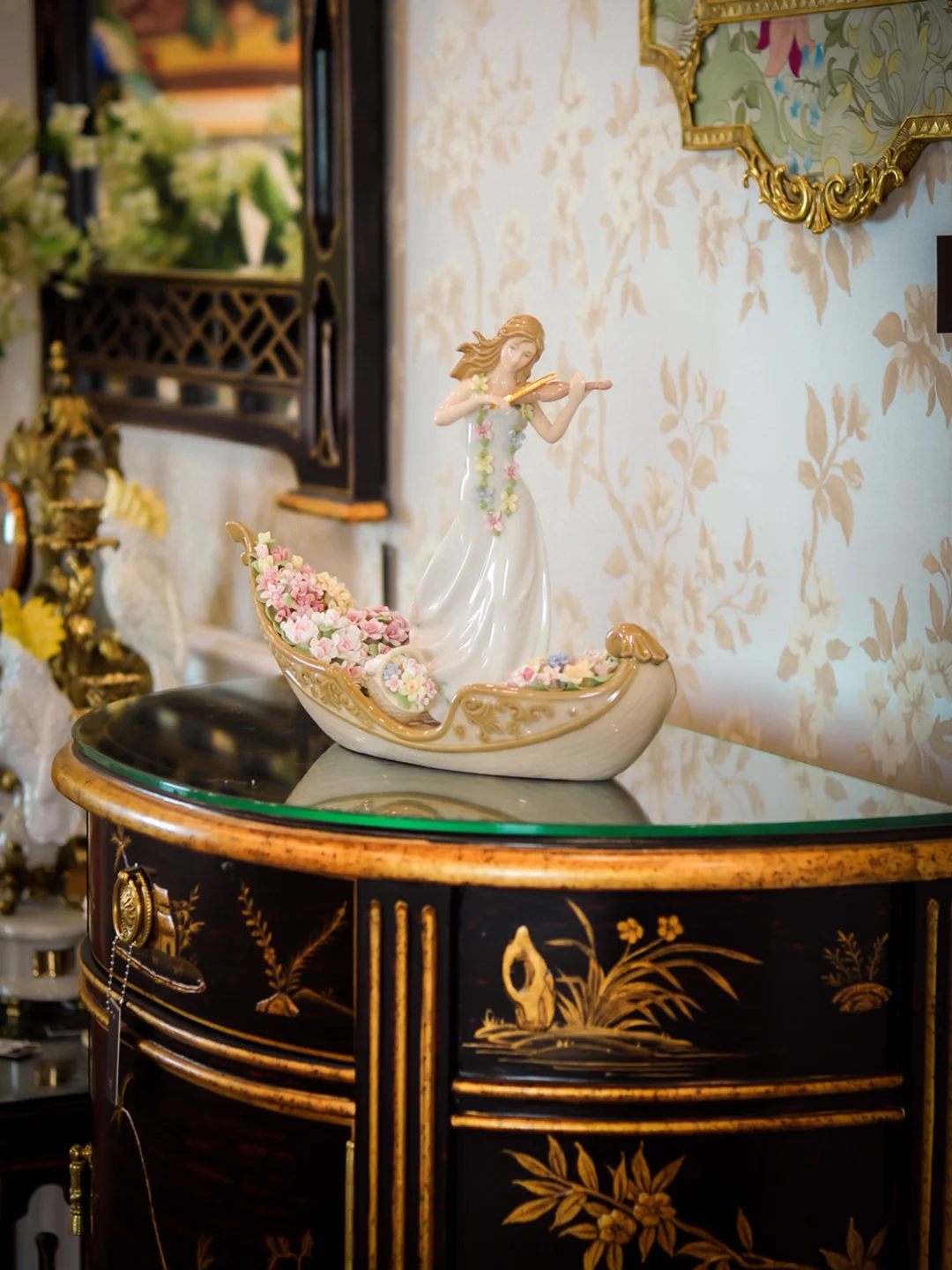 手工花瓣纹理太仙了！船载丽人点亮玄关🌿