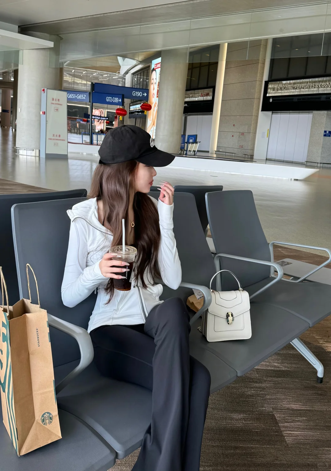 机场Lookkk✈️怎么舒服怎么穿！
