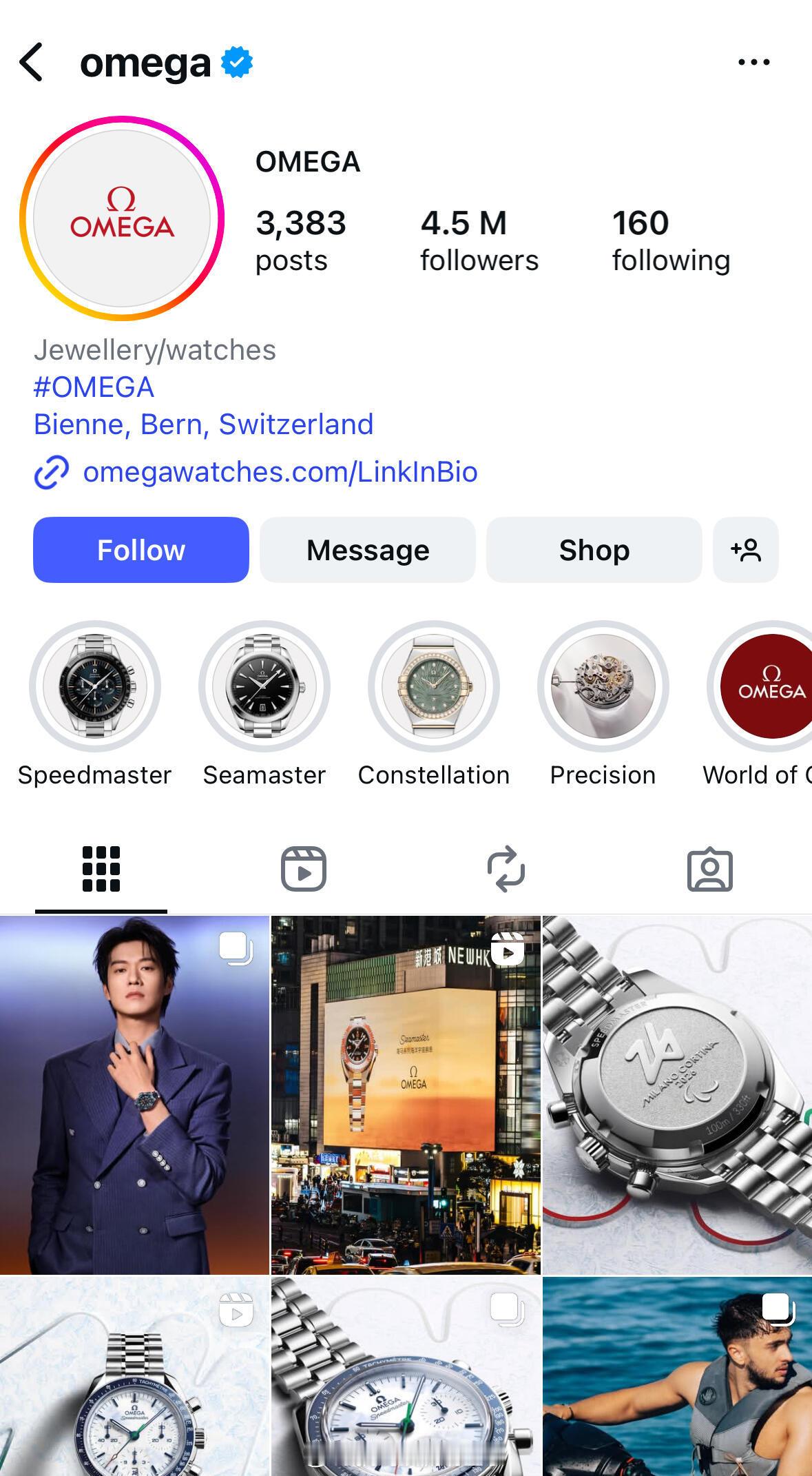 欧米茄Omega活动官方ins共创认领名人大使魏大勋，首位认领待遇拉满了，奢牌名