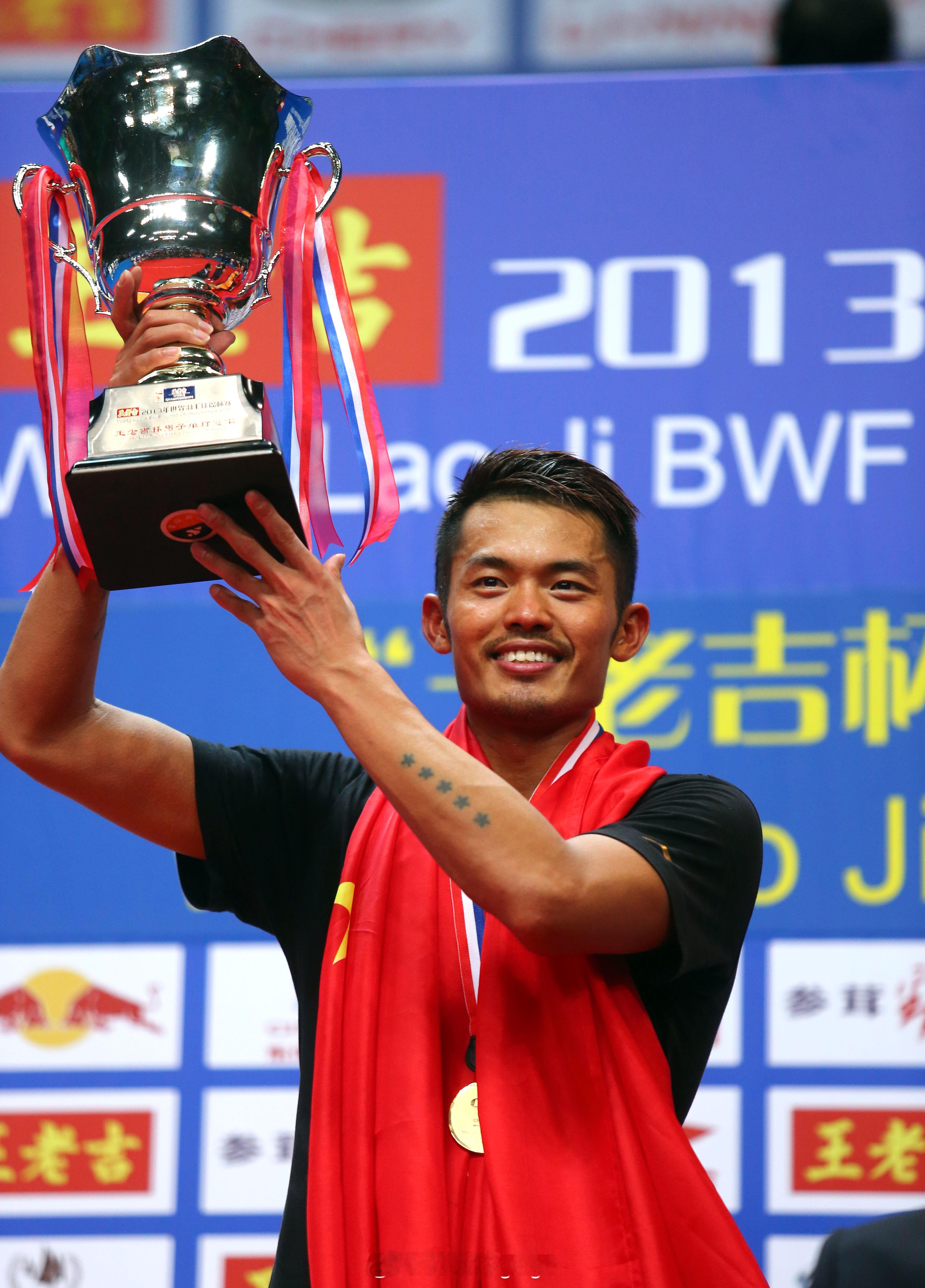 国羽世锦赛男单冠军榜：🏆✖️5：林丹（2006、2007、2009、2011、