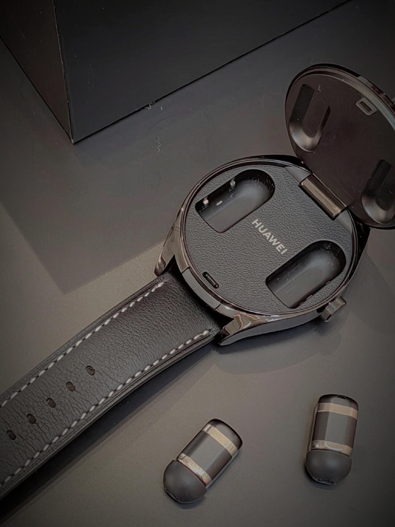 这手表柯南看了都迷糊[求关注]华为WATCH Buds手表➕耳机的组合表盘耳机吸