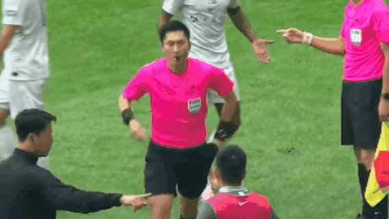 王世龙的黄牌不冤！按照要求，替补席前面的技术指挥区域只能有1名教练员进行指导，如