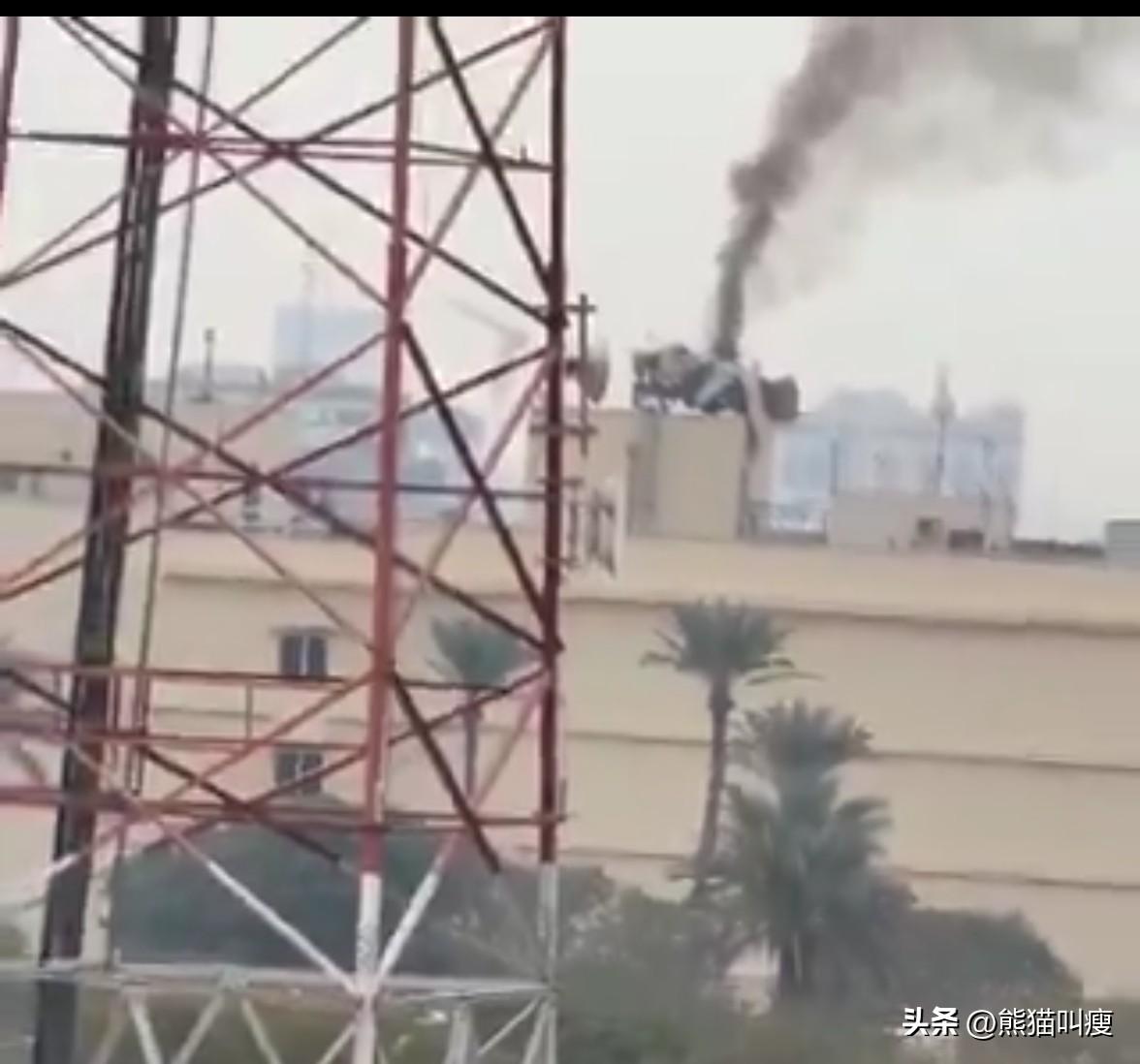 伊朗打这么准的吗？

刚刚有视频曝光，美国的C-RAM系统配套雷达被端。雷达没了