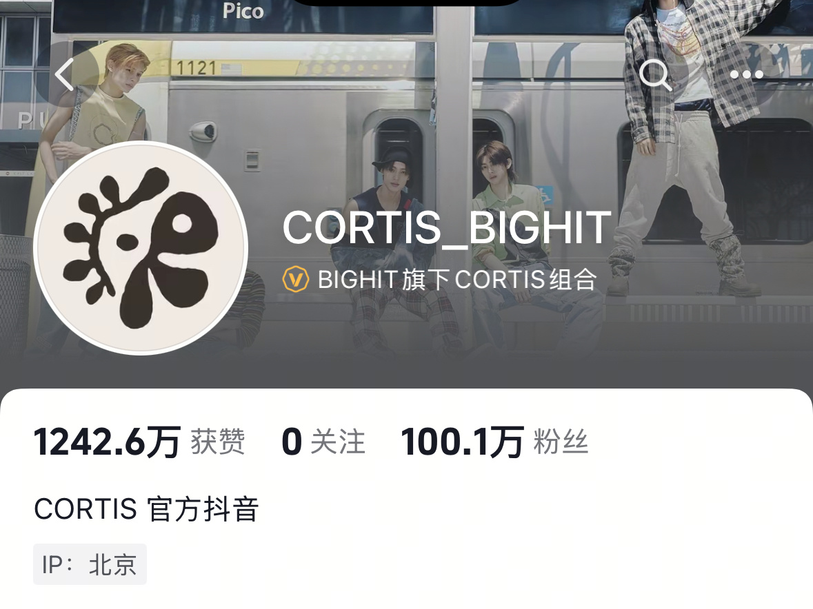 CORTIS[超话]  CORTIS官抖破百万了[哪吒嘟嘴] ​​​