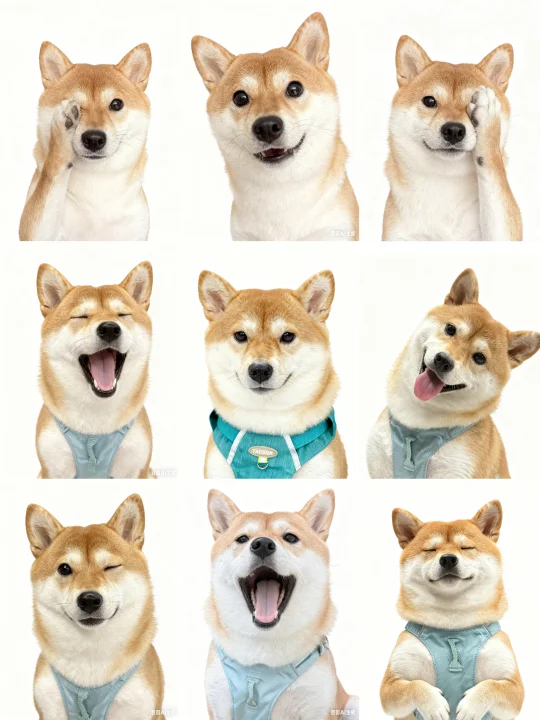 一起说谢谢小狗