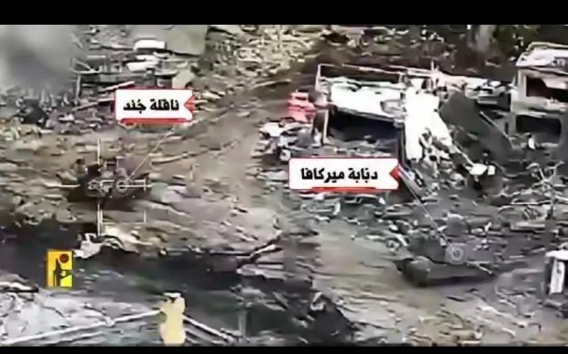 加沙人民的仇恨终于有人来给雪耻了！黎巴嫩真主党一周干掉100辆以色列坦克