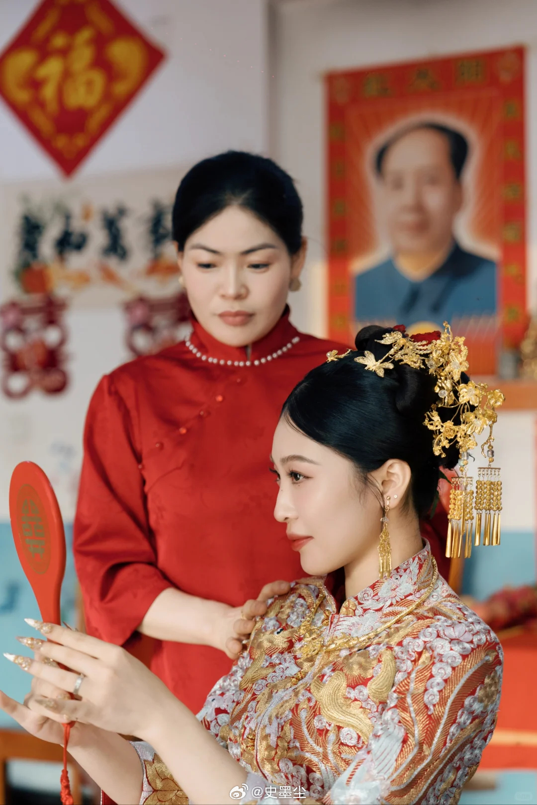 网友：这里是湖南，我在隆回主持，看到了毛主席！今日我为我的粉丝新人免费赠送接亲主