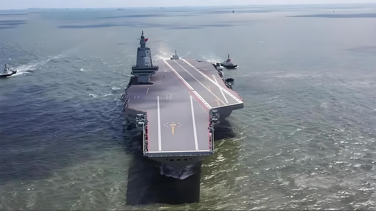 我觉得，这应该就是福建号航空母舰在正式入列海军之前的最后一次海试了，如果没有什么