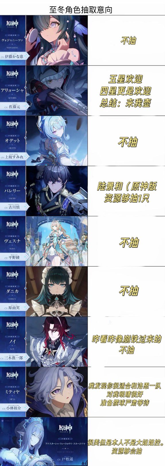 新pv严肃选妃中我现在就要去至冬