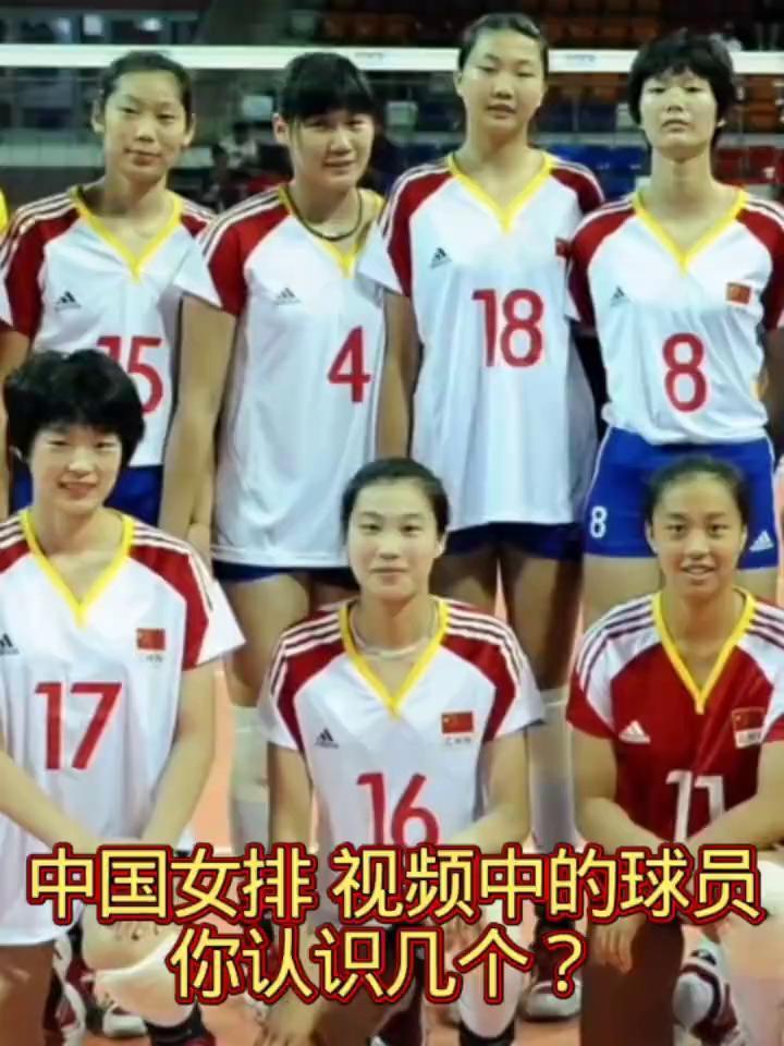 中国女排视频中的球员你认识几个？