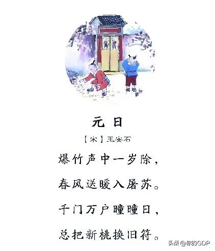 春风送暖入屠苏
