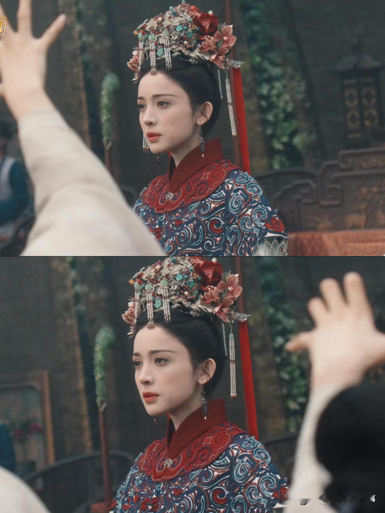 造型真的看得人浑身不得劲！明明主体形式是明制汉服，结果色彩搭配和色调硬是搞出一种