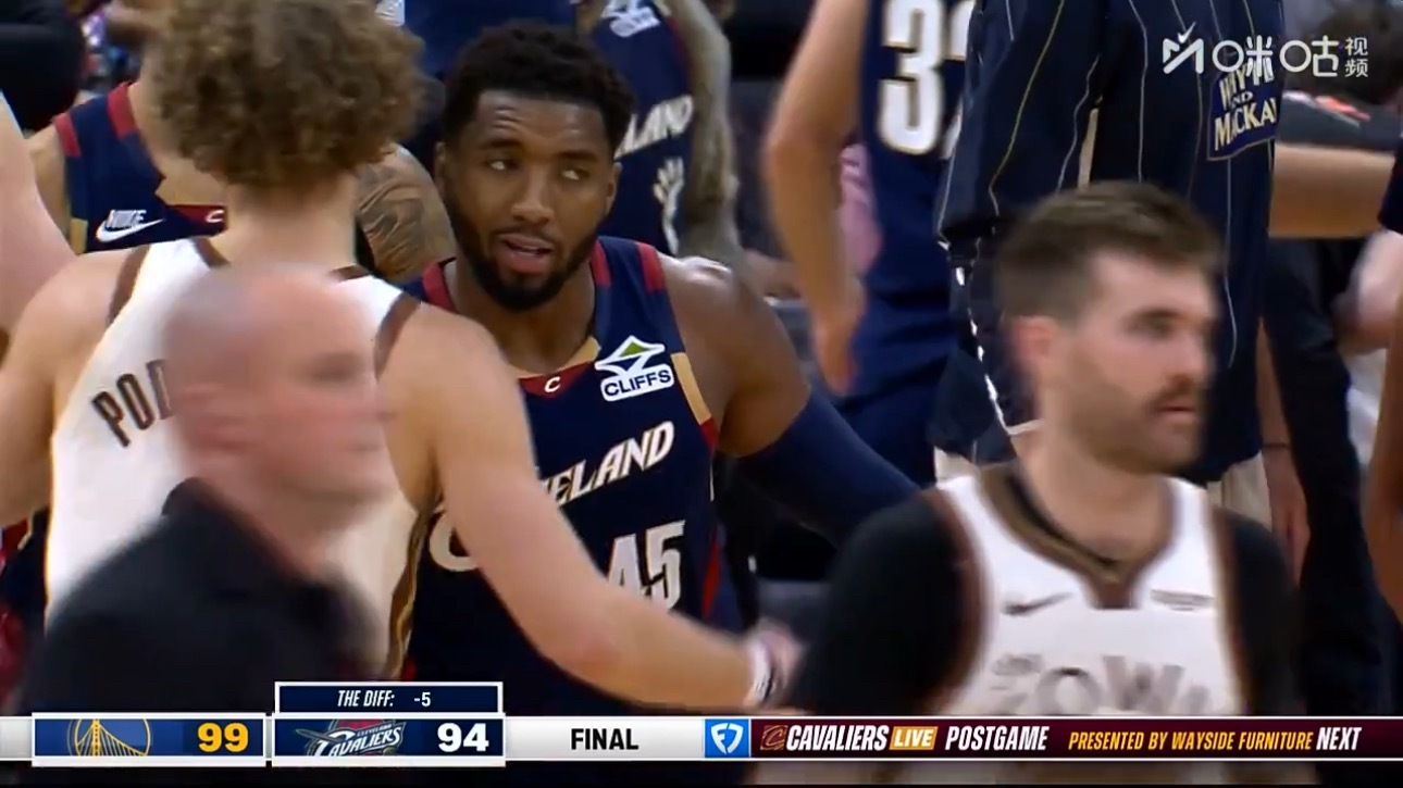 骑士94-99不敌勇士，勇士结束两连败。 