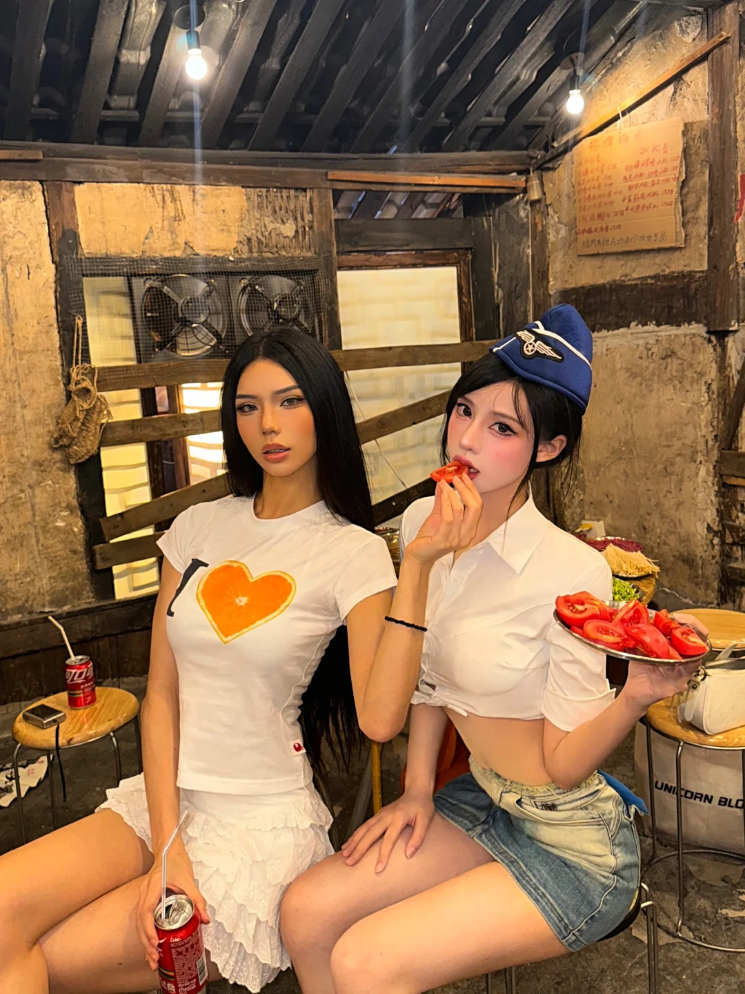 🍅一身白也要请吃饭的姐姐